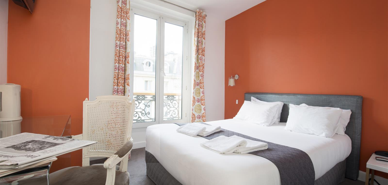 Chambre 2 personnes - Hôtel romantique Paris entre le 1er et le 4e arrondissement